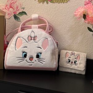 Loungefly Disney The Aristocats Marie Dome Crossbody bag with matching Wallet